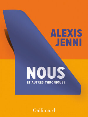 cover image of Nous et autres chroniques